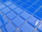 供应海南蓝色水晶马赛克厂家 海洋之蓝色游泳池装饰