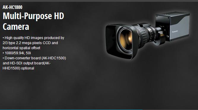 供应松下AK-HC1800MC