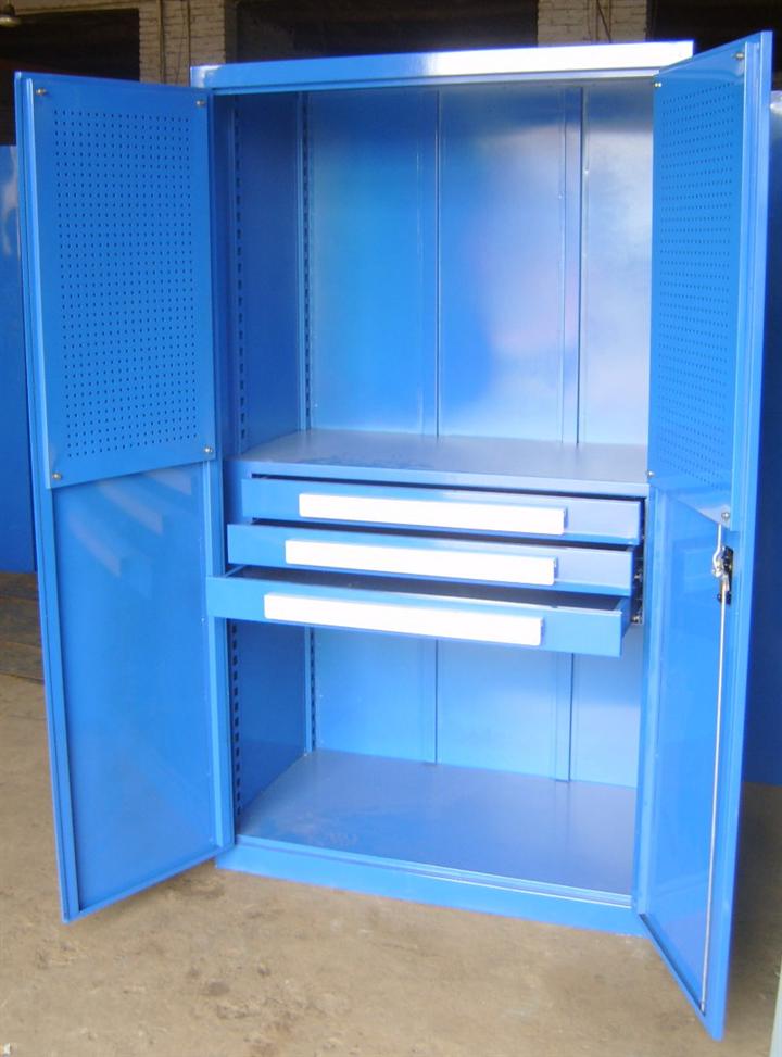 重型双开门工具柜价格，车间工具存放柜优质生产商