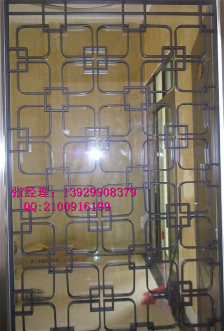 沈阳客厅不锈钢镂空屏风 不锈钢隔断价格